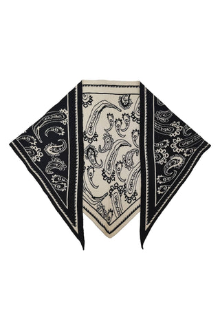 Bianca Knit Scarf - Paisley