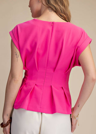 Elle Waist Pleated Top