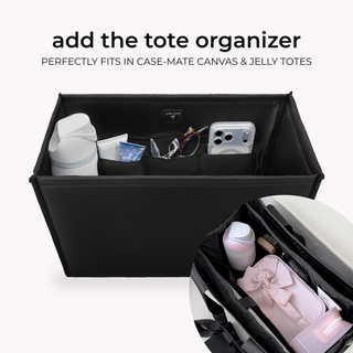 Case-Mate Midnight Black Bow Jelly Tote Bag