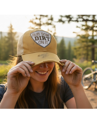 Trucker Hat Rub Some Dirt On
