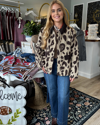 Claire Jacket - Leopard