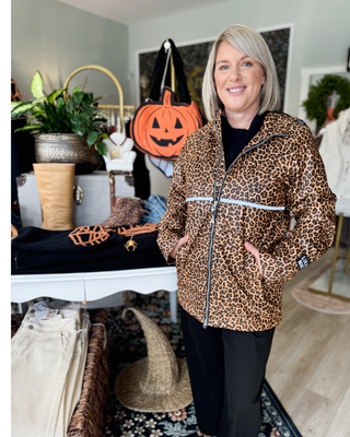 Darcy Raincoat - Leopard