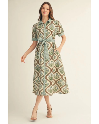 Willow Dress - Botanical Print