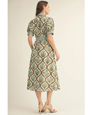 Willow Dress - Botanical Print