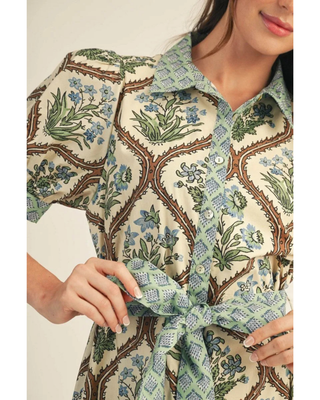 Willow Dress - Botanical Print